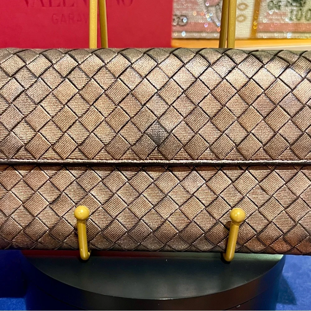 Bottega Venetta bronze, long wallet - Picture 3 of 12
